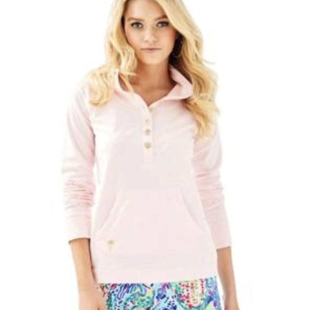 Lilly Pulitzer Captain Popover Sweatshirt size Small